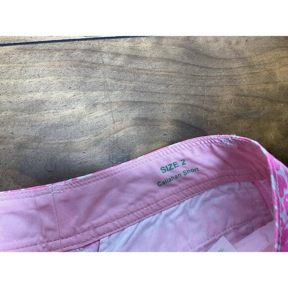 Lilly Pulitzer Womens Callahan Hot Pink Shorts Size 2 - Picture 5 of 11